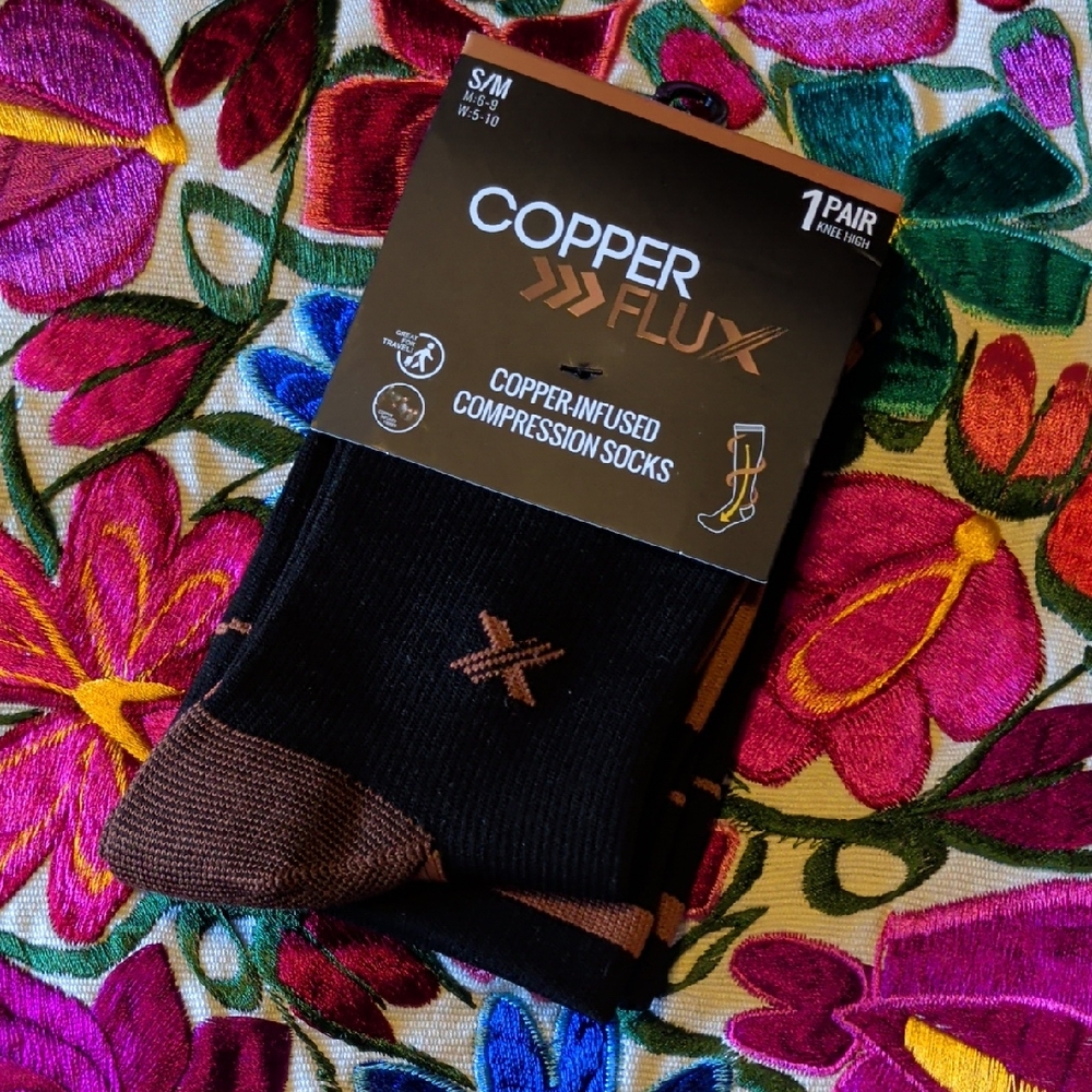 Black and Brown Compression Socks